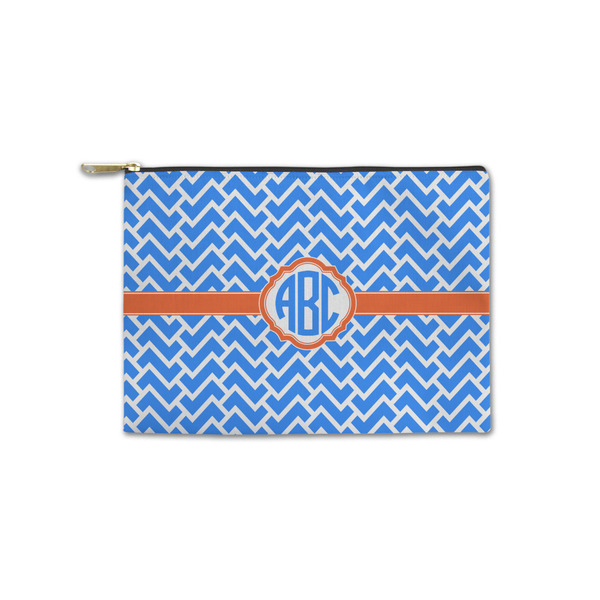 Custom Zigzag Zipper Pouch - Small - 8.5"x6" (Personalized)