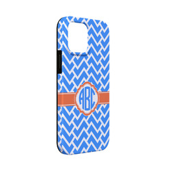 Zigzag iPhone Case - Rubber Lined - iPhone 13 Mini (Personalized)