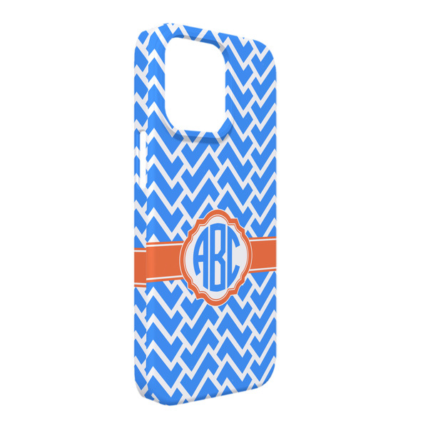 Custom Zigzag iPhone Case - Plastic - iPhone 13 Pro Max (Personalized)