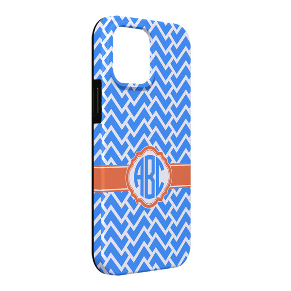 Custom Zigzag iPhone Case - Rubber Lined - iPhone 13 Pro Max (Personalized)