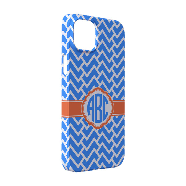 Custom Zigzag iPhone Case - Plastic - iPhone 14 (Personalized)
