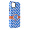 Zigzag iPhone Case - Rubber Lined - iPhone 14 Plus (Personalized)