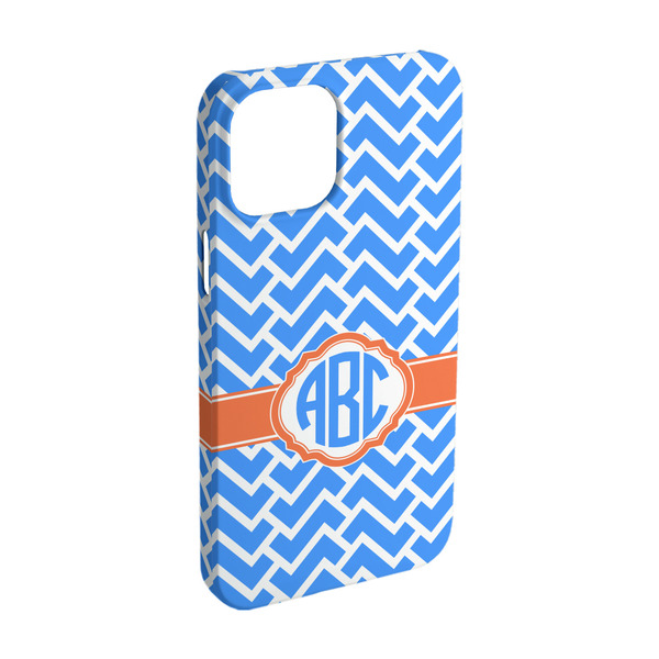 Custom Zigzag iPhone Case - Plastic - iPhone 15 (Personalized)