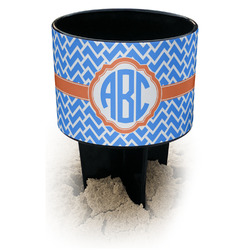 Zigzag Black Beach Spiker Drink Holder (Personalized)