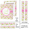 Pink & Green Geometric 11x14 - Canvas Print - Approval