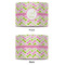 Pink & Green Geometric 12" Drum Lampshade - APPROVAL (Fabric)