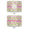 Pink & Green Geometric 12" Drum Lampshade - APPROVAL (Poly Film)