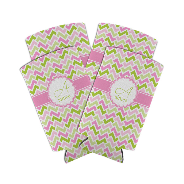 Pink & Green Geometric 12oz Tall Can Sleeve - Set of 4 - MAIN