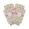 Pink & Green Geometric Can Cooler (tall 12 oz) - Set of 4 (Personalized)