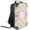Pink & Green Geometric 13" Hard Shell Backpacks - ANGLE VIEW