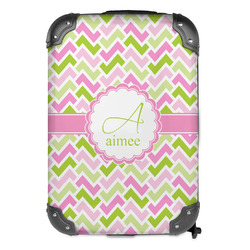 Pink & Green Geometric Kids Hard Shell Backpack (Personalized)