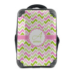 Pink & Green Geometric 15" Hard Shell Backpack (Personalized)