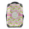 Pink & Green Geometric 15" Backpack - FRONT