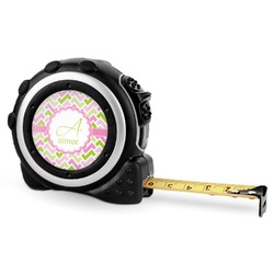 Pink & Green Geometric Tape Measure - 16 Ft (Personalized)