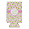 Pink & Green Geometric 16oz Can Sleeve - FRONT (flat)