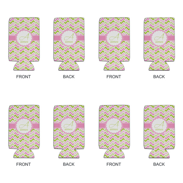 Pink & Green Geometric 16oz Can Sleeve - Set of 4 - APPROVAL