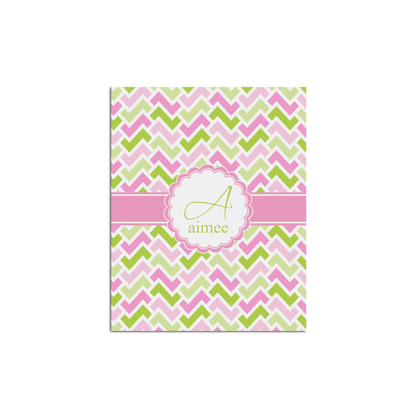Custom Pink & Green Geometric Poster - Multiple Sizes (Personalized)
