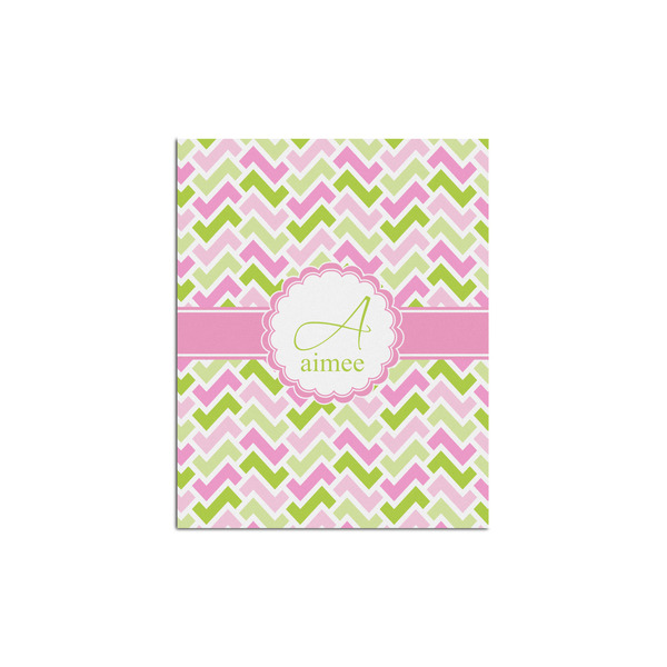 Custom Pink & Green Geometric Posters - Matte - 16x20 (Personalized)