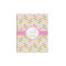 Pink & Green Geometric 16x20 - Matte Poster - Front View