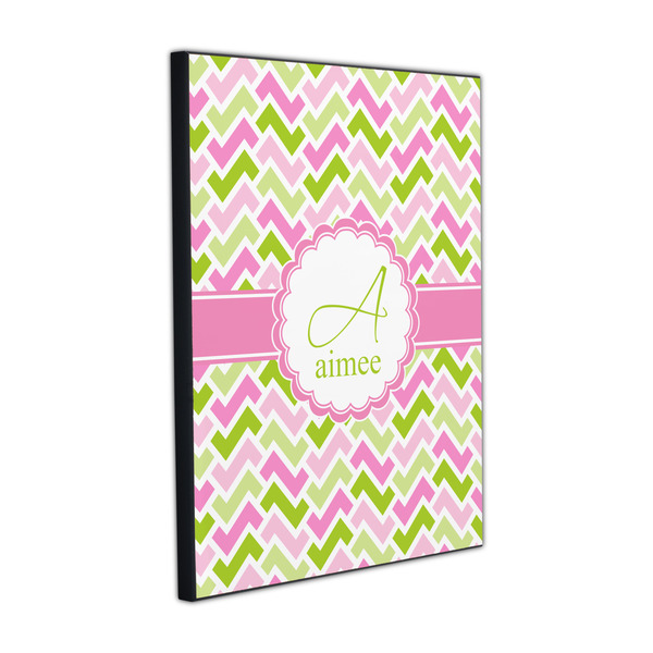 Custom Pink & Green Geometric Wood Prints (Personalized)