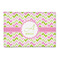 Pink & Green Geometric 2' x 3' Indoor Area Rug (Personalized)