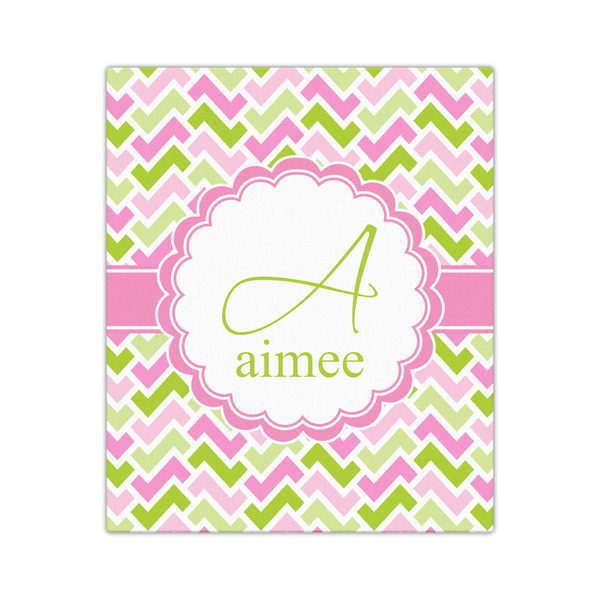Pink & Green Geometric 20x24 - Canvas Print - Front View