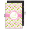 Pink & Green Geometric 20x30 Wood Print - Front & Back View