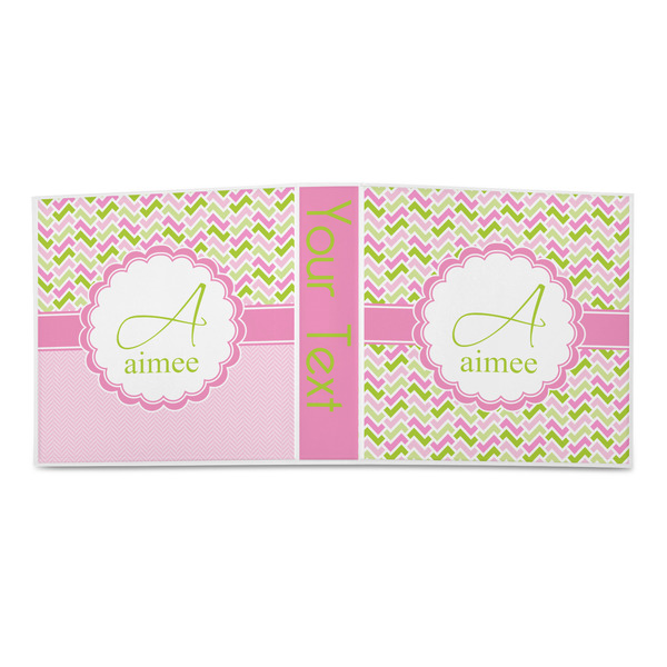 Pink & Green Geometric 3-Ring Binder Approval- 2in