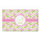 Pink & Green Geometric 3' x 5' Patio Rug (Personalized)