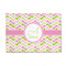 Pink & Green Geometric 4' x 6' Indoor Area Rug (Personalized)