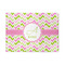 Pink & Green Geometric Area Rug (Personalized)
