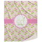 Pink & Green Geometric 50x60 Sherpa Blanket