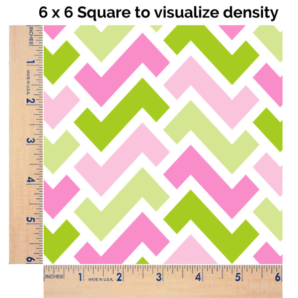 Pink & Green Geometric 6x6 Swatch of Fabric