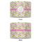 Pink & Green Geometric 8" Drum Lampshade - APPROVAL (Fabric)