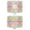 Pink & Green Geometric 8" Drum Lampshade - APPROVAL (Poly Film)