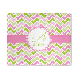 Pink & Green Geometric 8' x 10' Indoor Area Rug (Personalized)