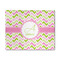 Pink & Green Geometric 8' x 10' Patio Rug (Personalized)