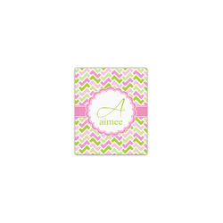 Pink & Green Geometric Canvas Print - 8x10 (Personalized)