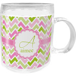 Pink & Green Geometric Acrylic Kids Mug (Personalized)