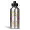 Pink & Green Geometric Aluminum Water Bottle