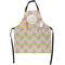 Pink & Green Geometric Apron - Flat with Props (MAIN)