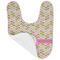Pink & Green Geometric Baby Bib - AFT folded