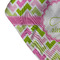 Pink & Green Geometric Bandana Detail