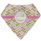 Pink & Green Geometric Bandana Bib (Personalized)