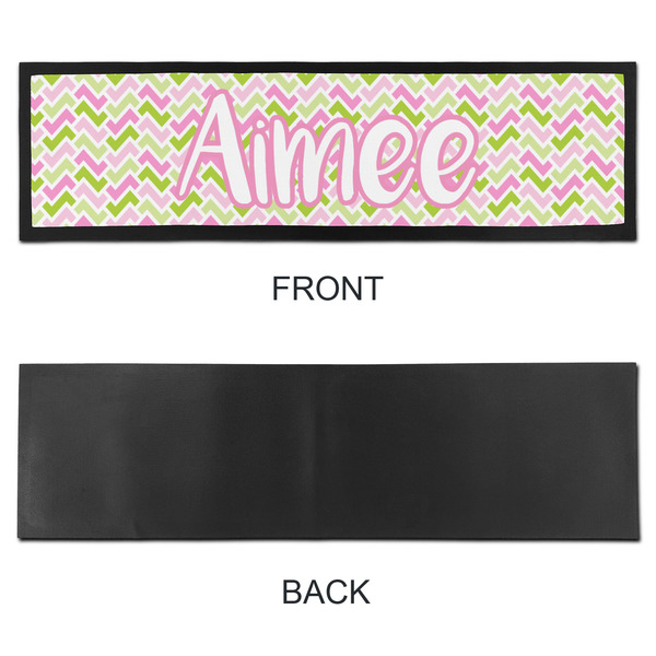 Pink & Green Geometric Bar Mat - Large - APPROVAL