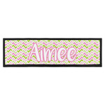 Pink & Green Geometric Bar Mat (Personalized)