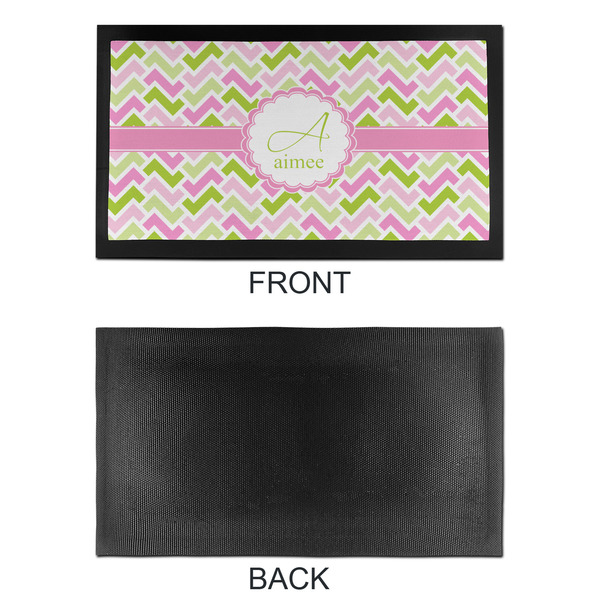 Pink & Green Geometric Bar Mat - Small - APPROVAL