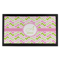 Pink & Green Geometric Bar Mat - Small (Personalized)