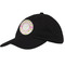 Pink & Green Geometric Baseball Cap - Black (Personalized)