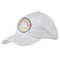 Pink & Green Geometric Baseball Cap - White (Personalized)